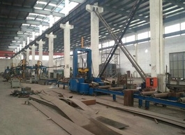 Fábrica Producción de vigas de acero, portico de soldadura
